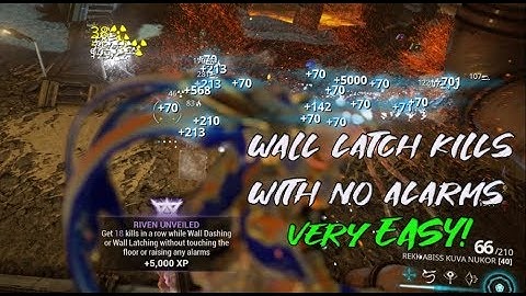 kill 18 enemies while wall latch with no ALARMS - Easy riven guide