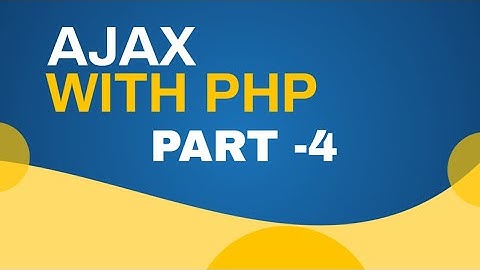 Project AJAX with PHP Tutorials in Urdu Hindi   Part 4