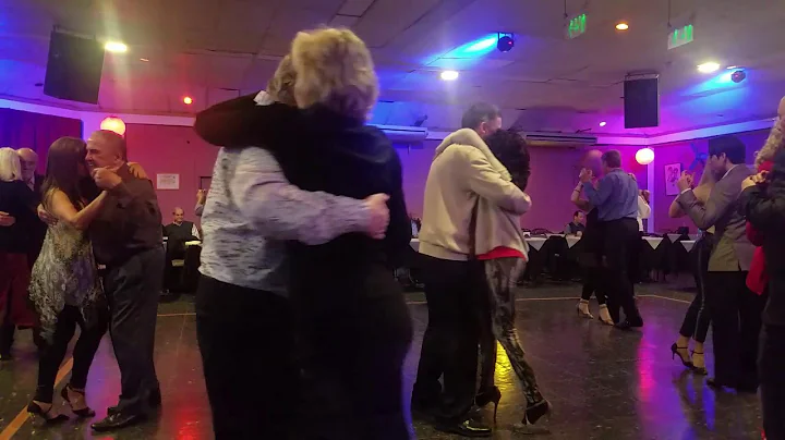 Elba Estay dancing to Pugliese with Raymond Fonk e...