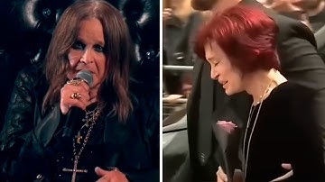 Sharon Osbourne Weeps at Ozzy Osbourne’s Final Farewell