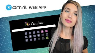 Simple Calculator with Anvil - Python Web App Tutorial for Beginners screenshot 4