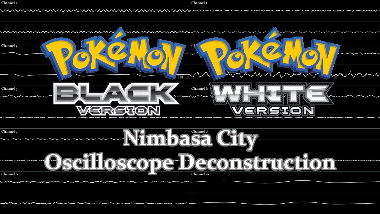 Pokémon Black and White - Nimbasa City (Oscilloscope Deconstruction)