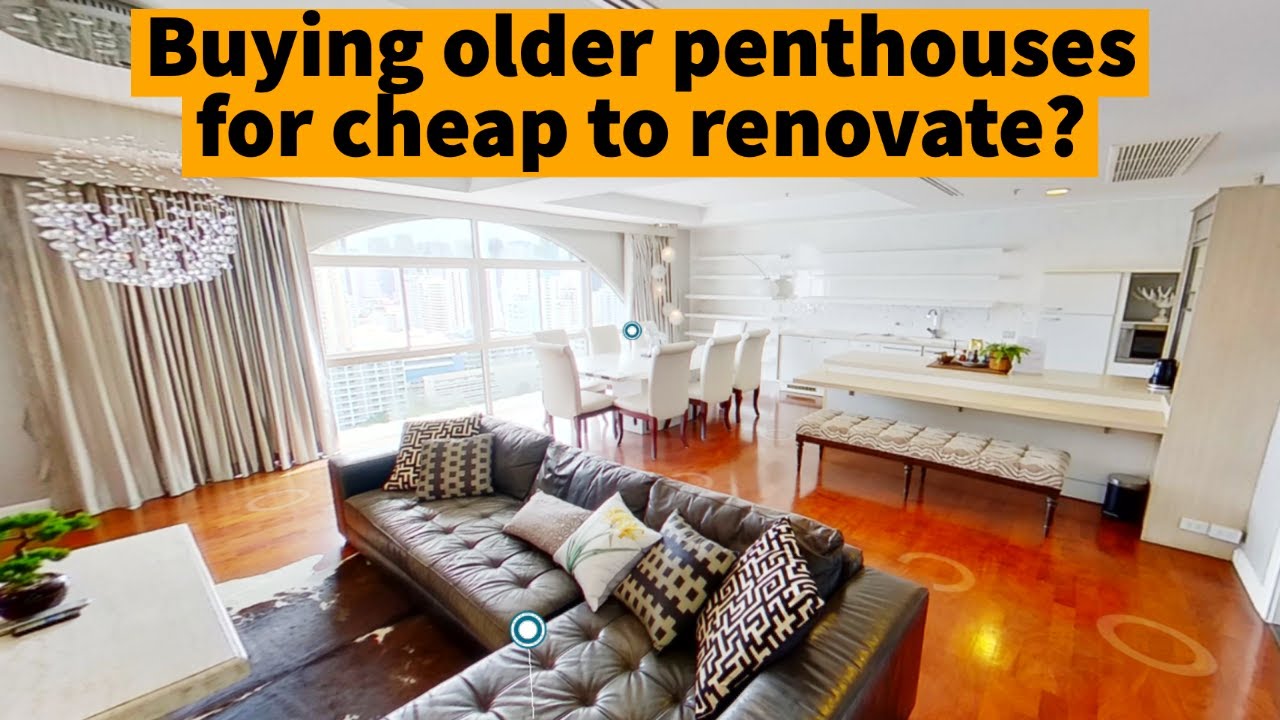 5 massive Bangkok condos to buy for cheap and renovate - YouTube