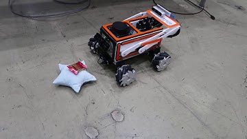 mecanum wheel robot with arm