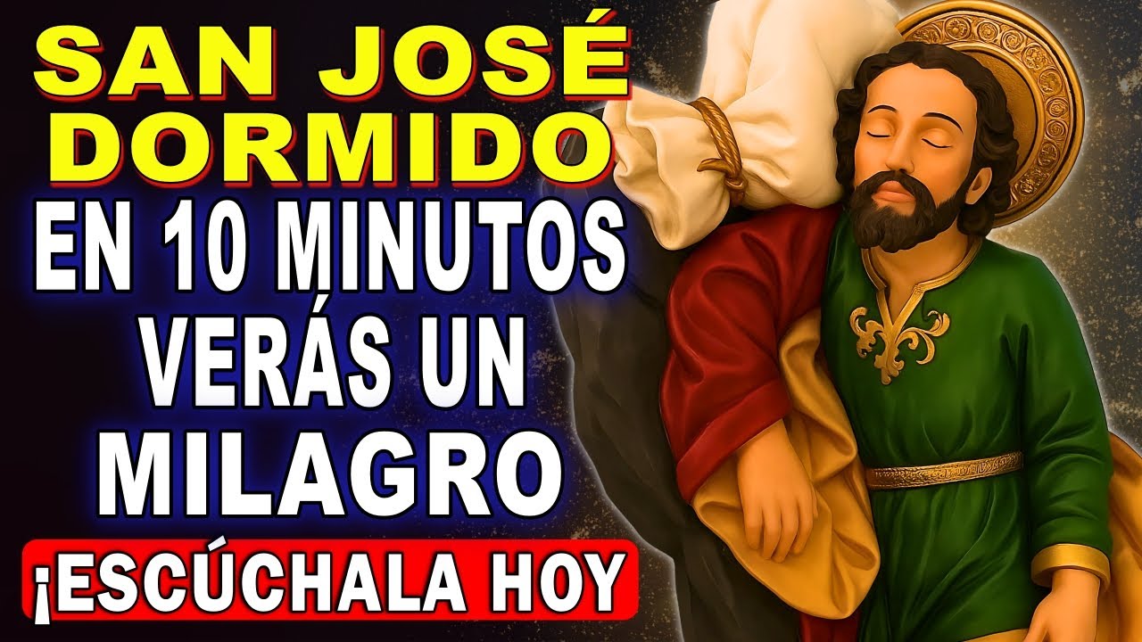 💖ORACIÓN QUE NUNCA FALLA a SAN JOSÉ DORMIDO🙏 para TRES DESEOS URGENTES