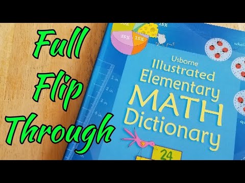 Elementary Math Dictionary Usborne Illustrated Elementary Math Dictionary (Flip Through) - YouTube