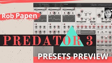 Rob Papen | Predator 3 Update 1.0.1 | 50 First Presets