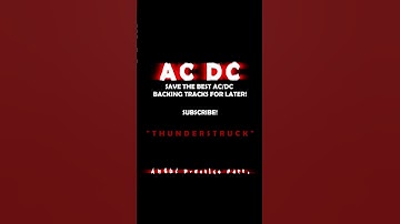 AC⚡DC – Thunderstruck | Angus Guitar Practice Backing Track (Short 27)