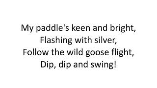 Land of the Silver Birch Lyric Video