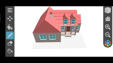 Circling a house part 1 in Draw Bricks