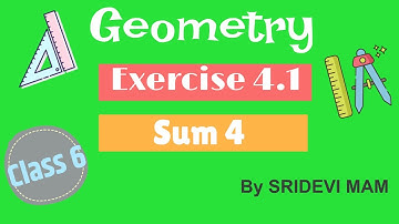 6th maths tamil Term 1 Chapter 4 Geometry Exercise 4.1 Sum 4 TN samacheer class 6 maths