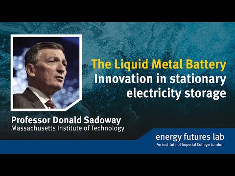 液体金属電池：定置型電力貯蔵の革新