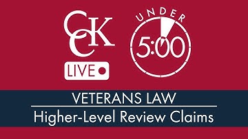 VA Higher-Level Review (HLR) Claims Explained