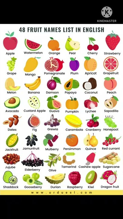 20 fruit name #shorts
