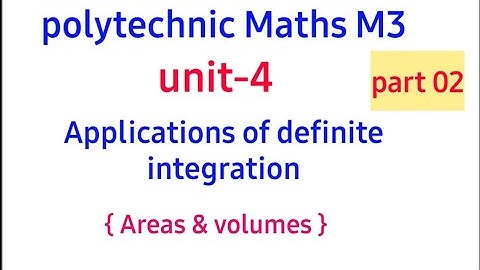 polytechnic mathsM3||Areas and volumes || unit-4||part-02||diploma||@naveenreddy MATH
