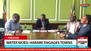 Press Conference | Water Situation in the Greater Harare | Chitungwiza, Epworth, Ruwa and Norton