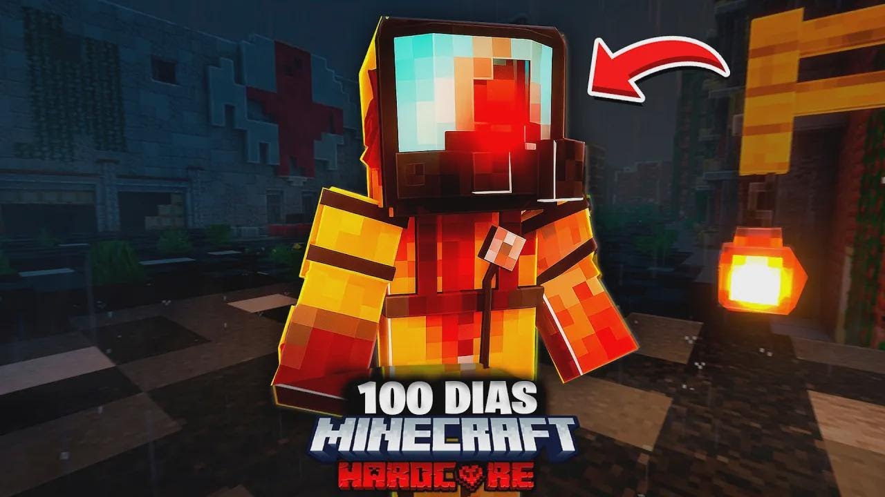 Sobreviví 100 días en un apocalipsis zombi en Minecraft Hardcore – La película
