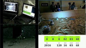 ESA astronaut Tim Peake controls rover from space