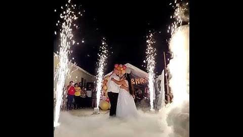 Cold spark machine sparkular white for wedding