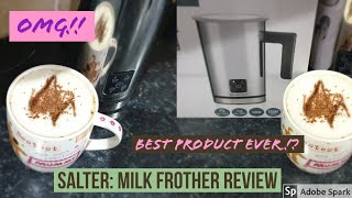 Shop Salter Electric Milk Frother, Hot/Cold Froth