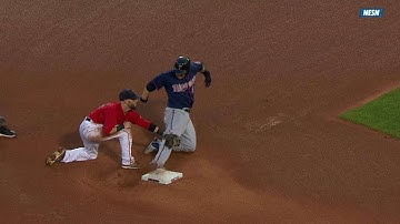 MON@BOS: Red Sox get Dozier after call overturned