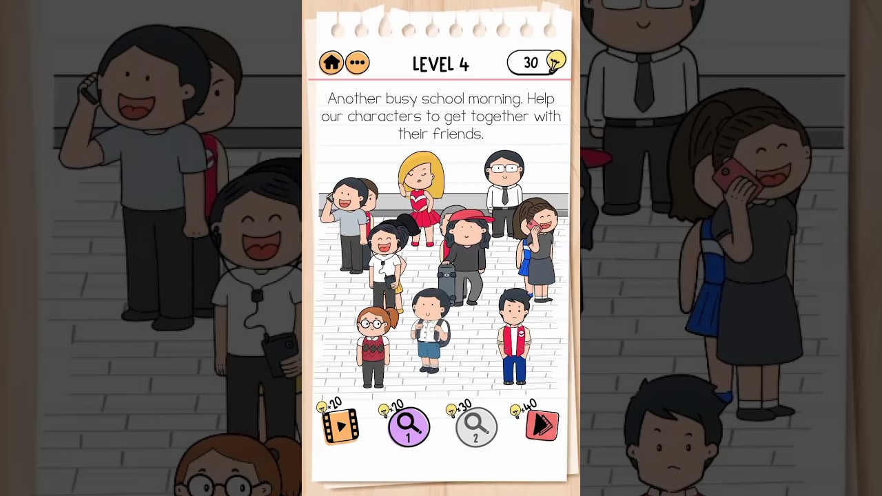 BRAIN TEST 2 CRAZY HIGH SCHOOL LEVEL 4