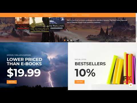 BooksID - Online Book Store MotoCMS Ecommerce Template TMT Devin Wilf
