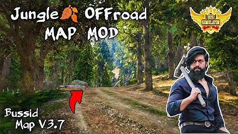 Bussid Map Mod V3.7_download full detail Latest Jungle🍂(offroad)Map Mod For Bus simulator indonesia