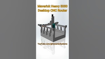 Maverick Heavy 5050 | Desktop CNC Router | Designed In SolidWorks