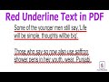How to Add Red Underline in a Text in PDF Document using Foxit PhantomPDF