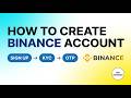 How to create Binance account: Simple join 2026 #howtocreatebinanceaccount