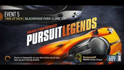 Need For Speed™ No Limits (Chapter 1 - Emergence) Race 5 PAGANI Zonda Cinque