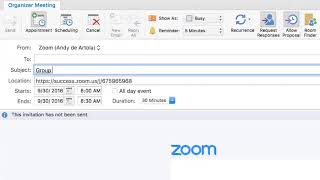 Tutorial on how to schedule a zoom meeting in ms outlookwww./csudhtv
[please subscribe]