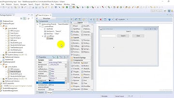 5_Adding J Table, J Scroll panel , Column Name
