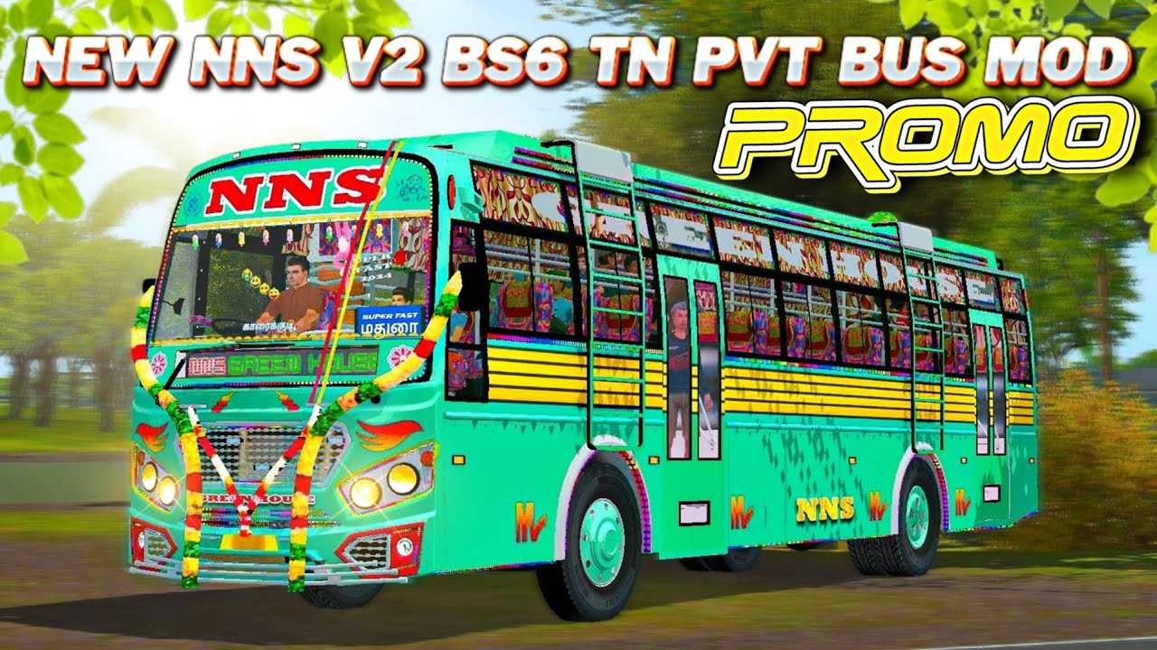 Новый мод шины NNS V2 BS6 Tn Pvt|Промо|Bussid