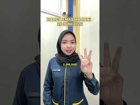 HARGA EMAS HARI INI, 20 JUNI 2026 turun 5rb✨