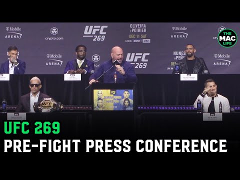 UFC 269: Poirier vs. Oliveira Pre-Fight Press Conference