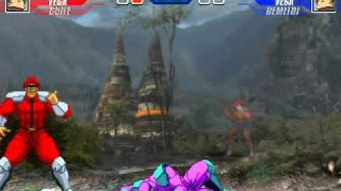 Capcom Fighting Jam(Bison Guile vs Bison Demitri)