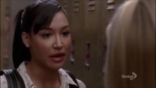 Glee   Sue puts dirt in Santana and Brittany's locker 2x16