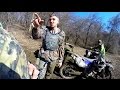 Dirt Bike Rider Freaks Out on ATV Rider