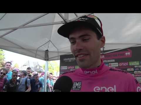 Tom Dumoulin - post-race interview - 1st stage - Giro d'Italia 2016