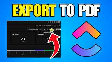 How To Export To PDF In ClickUp (Step By Step Guide)