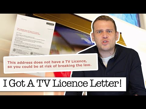 I Got A TV Licence Letter