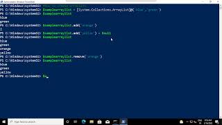 PowerShell ArrayList explained in Tamil