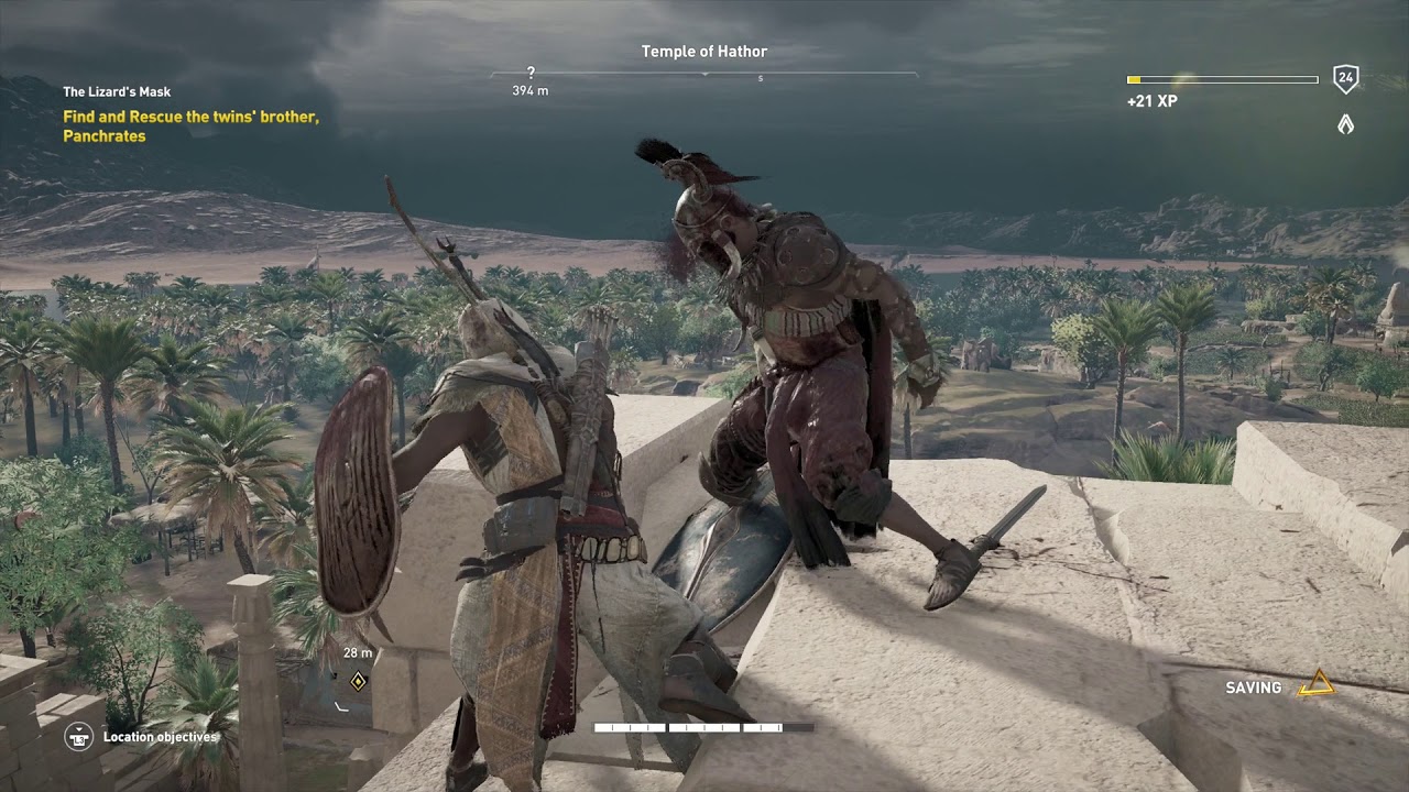 Assassin's Creed: Origins - The Lizard's Mask: Find & Rescue The Twins Brother: Temple of Hathor