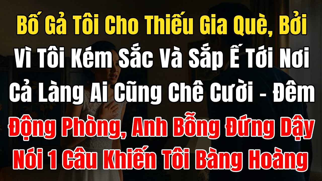 Bố Gả Tôi Cho Thiếu Gia Què, Cả Làng Ai Cũng Chê Cười, Đêm Động Phòng Anh Đứng Dậy Nói 1 Câu Tôi Sốc