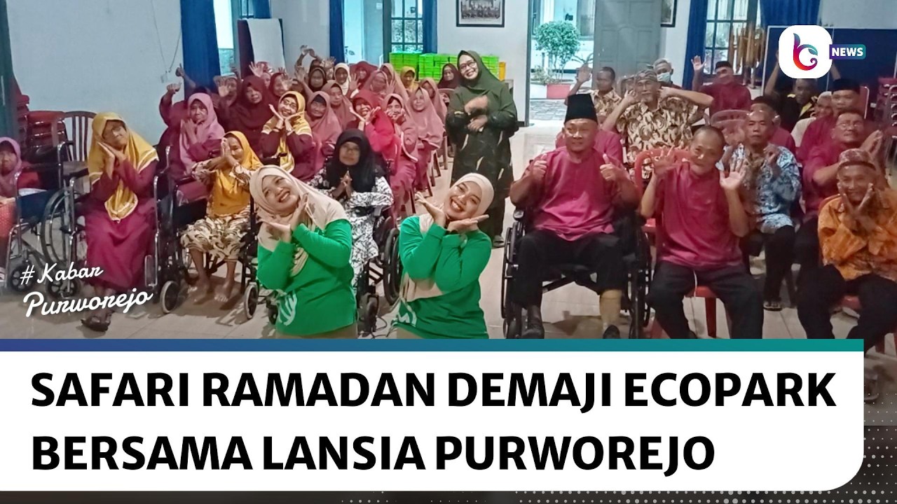Berbagi Kebahagiaan Bersama Lansia, Demaji Ecopark Gelar Safari Ramadan di PPSLU Adi Yuswo Purworejo