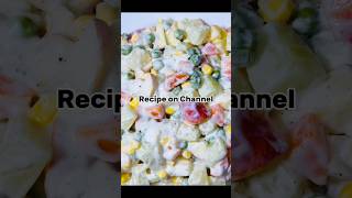 Healthy and Easy Russian Salad (Recipe on Channel) #shorts #ramadan #food