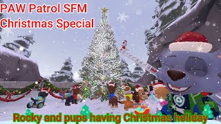 Sfm Paw Patrol Rocky And Pups Having Christmas Holiday