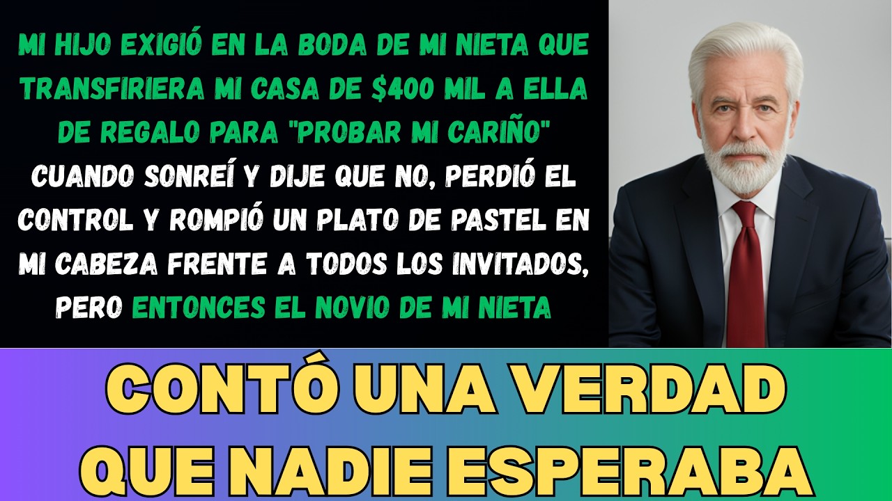 Mi Hijo Me Atacó en la Boda de Mi Nieta Después Que Me Negué a Darle Mi Casa de $400 Mil…